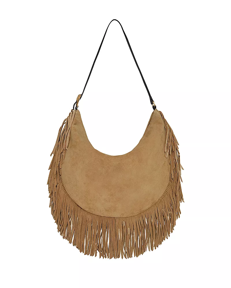 Rebecca Minkoff Billie Fringe Suede Hobo Bag