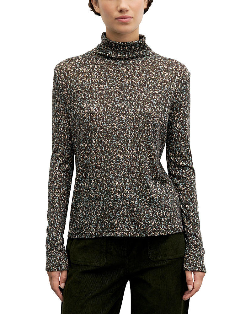 Gerard Darel Beata Wool Turtleneck Top