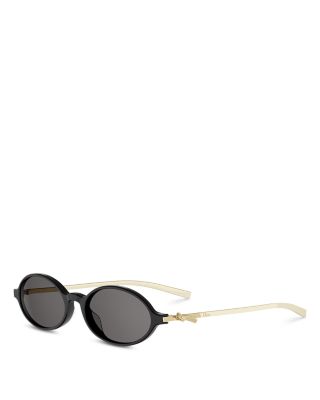 Bow Oval Sunglasses, 53mm