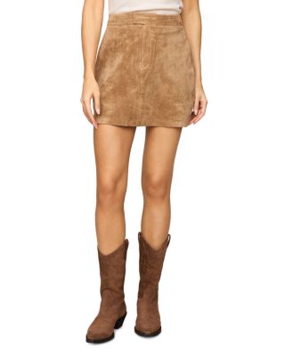Perri Faux Suede Mini Skirt