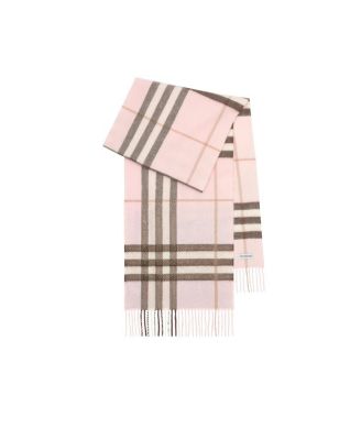  Embellished Check Cashmere Scarf
