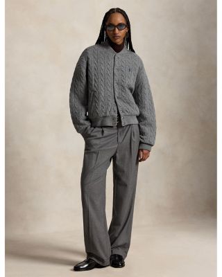 Wool & Cashmere Bomber Jacket - thumbnail 2