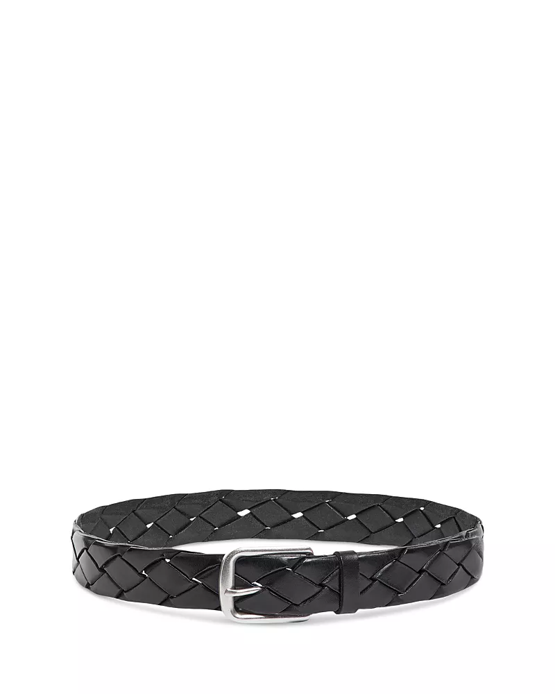 Sandro Men's Braided Leather Belt
