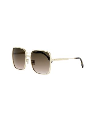 Line Oversized Square Sunglasses, 59mm