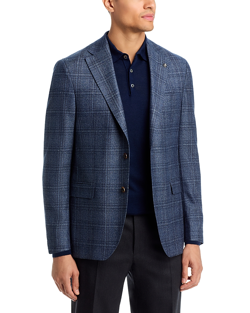 Jack Victor Midland Regular Fit Tonal Plaid Wool Sport Coat