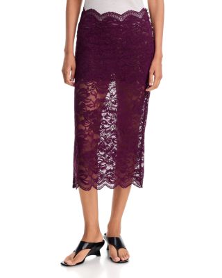 Jupe Lace Midi Skirt