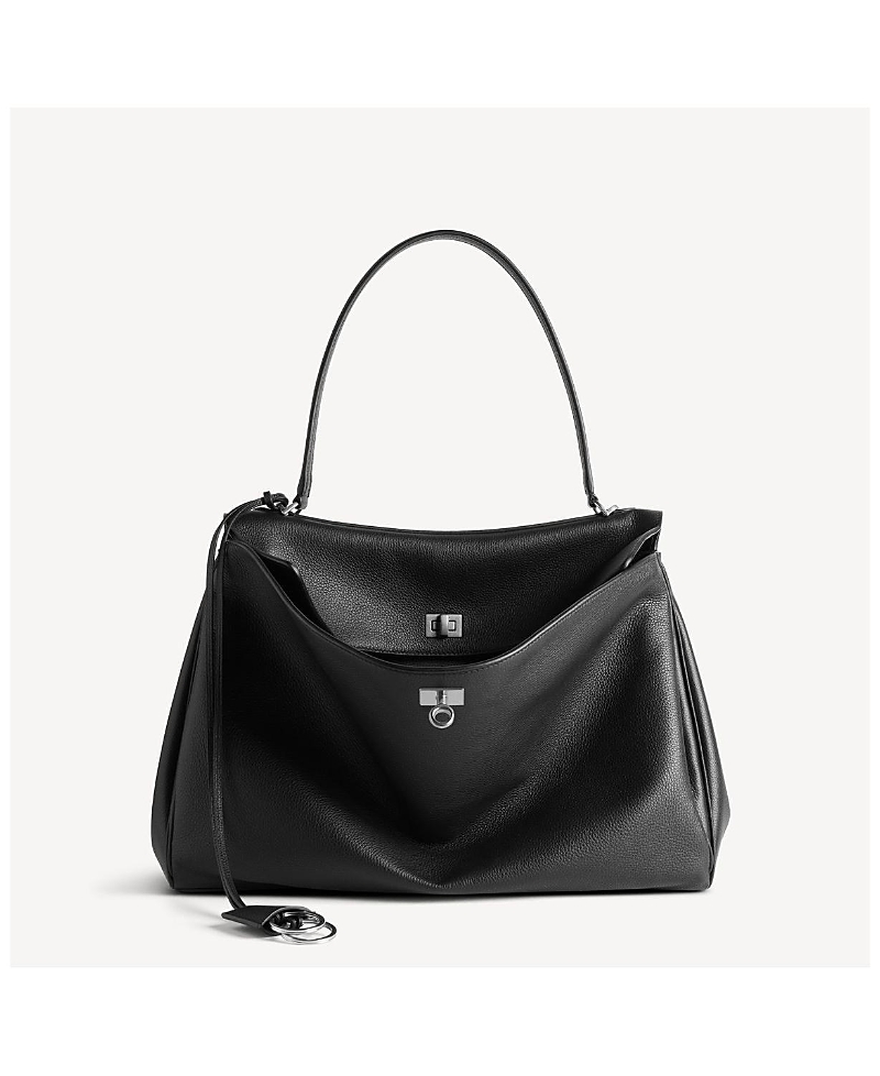 Balenciaga Rodeo Handbag Large Grained Calfskin