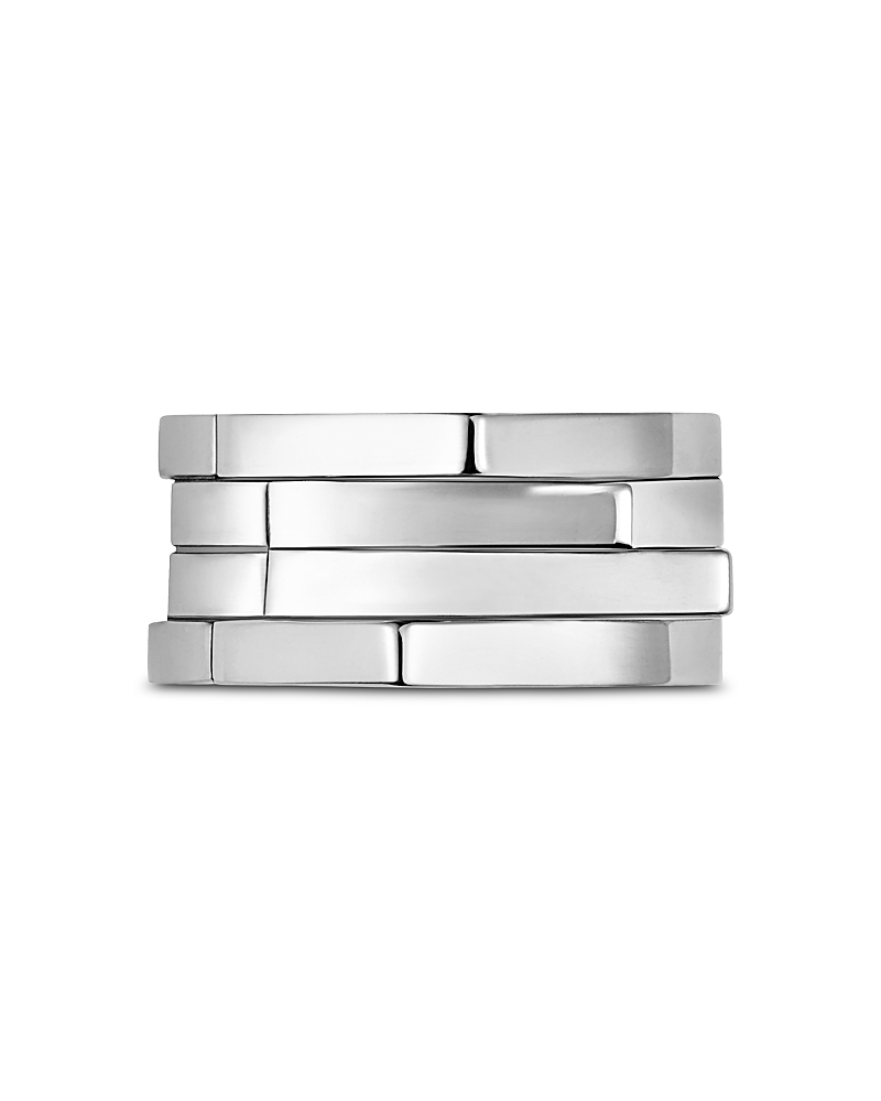 Repossi 18K White Gold Antifer Four Row Single Ear Cuff