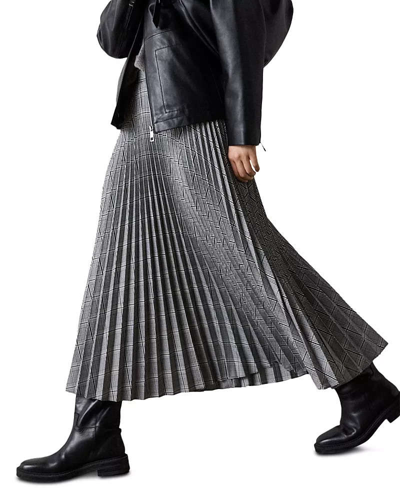 Whistles Pleated Midi Skirt