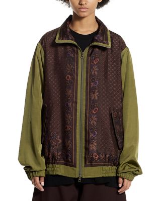 Silk Blouson Jacket