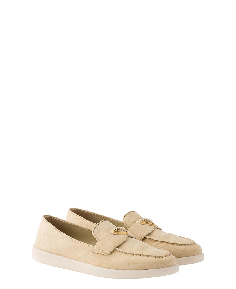 Prada Women's Suede Leather Loafers