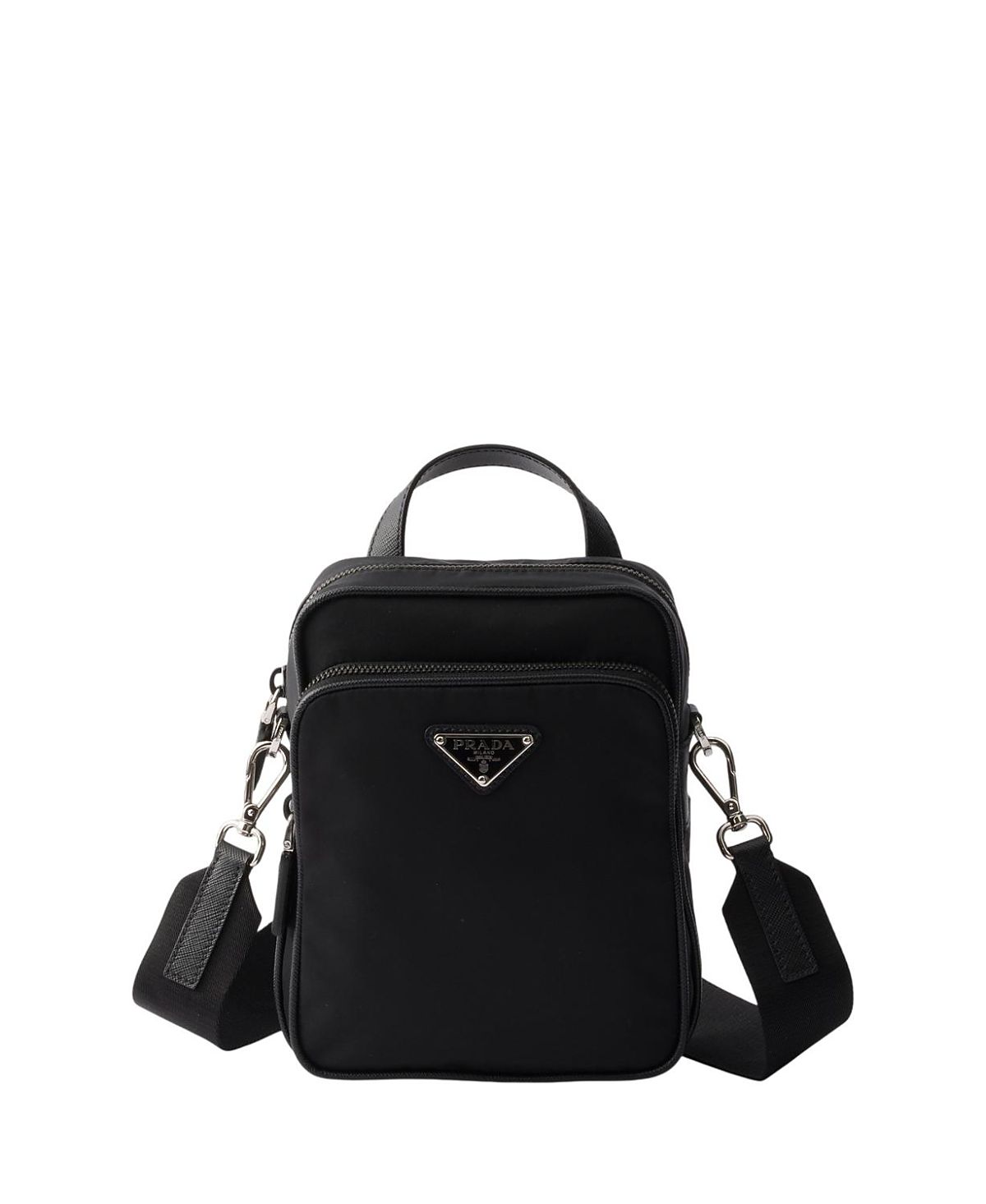 Prada Re-Nylon And Saffiano Leather Shoulder Bag