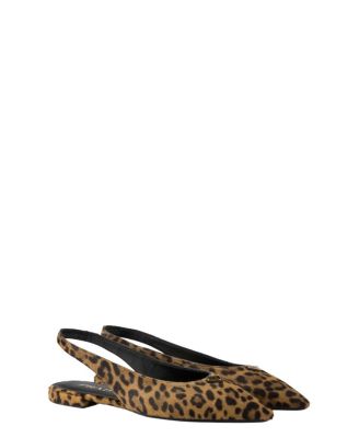  Women's Printed Leather Ballerinas