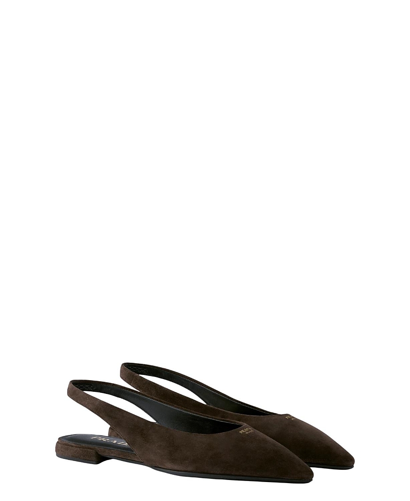 Prada Women's Suede Ballerinas