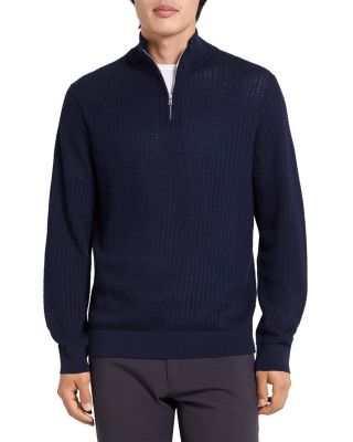Walton Cotton Quarter Zip Sweater