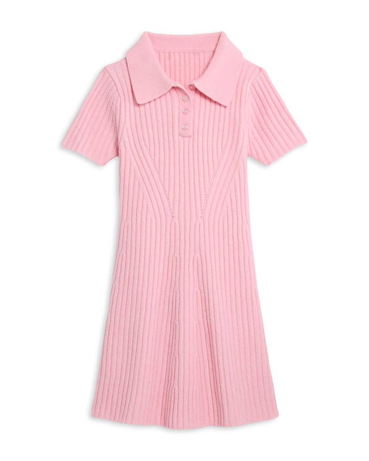Aqua Girls' Short Sleeved Sweater Dress