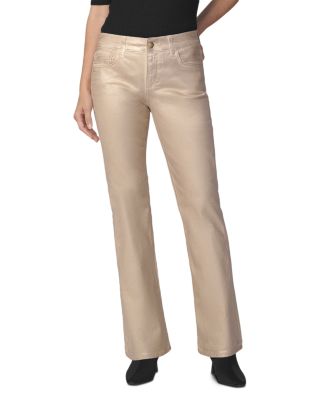 The Foiled Provocateur High Rise Jeans in Champagne Foil