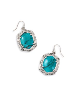 Daphne Tiger Stripe Openwork Stone Drop Earrings 