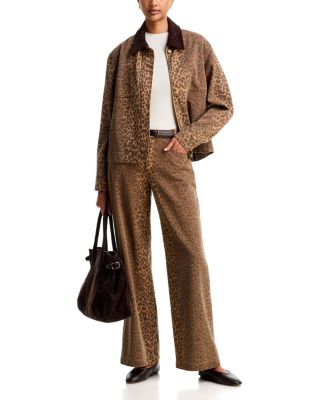 Earle Contrast Collar Jacket & Nixon Wide Leg Pants