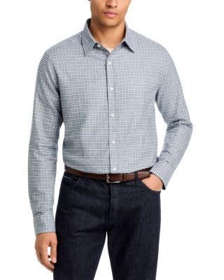 Cotton Open Check Point Collar Shirt - Exclusive