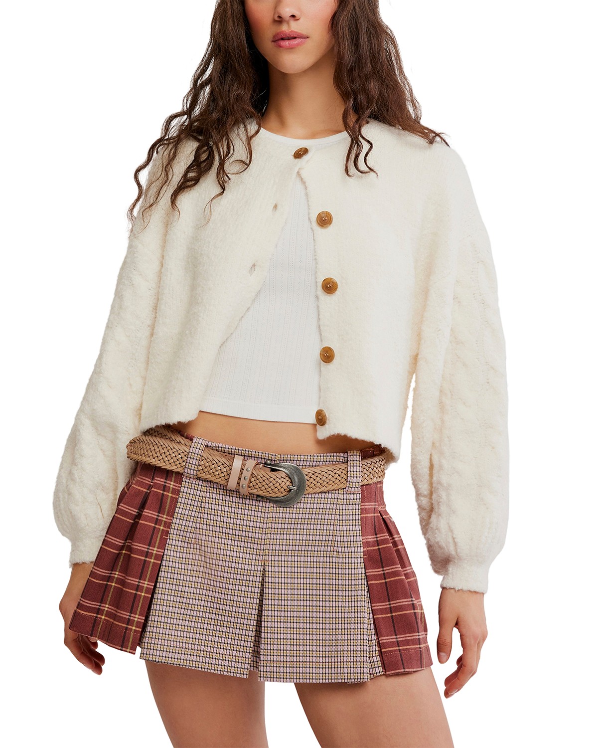 Sherry Pleated Mini Skirt