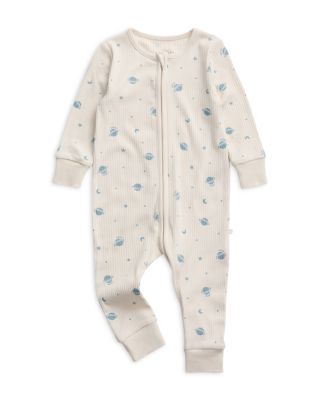 Unisex Ribbed Two Way Zip-Up Sleepsuit - Baby