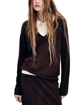 Eirae Linen Blend Top