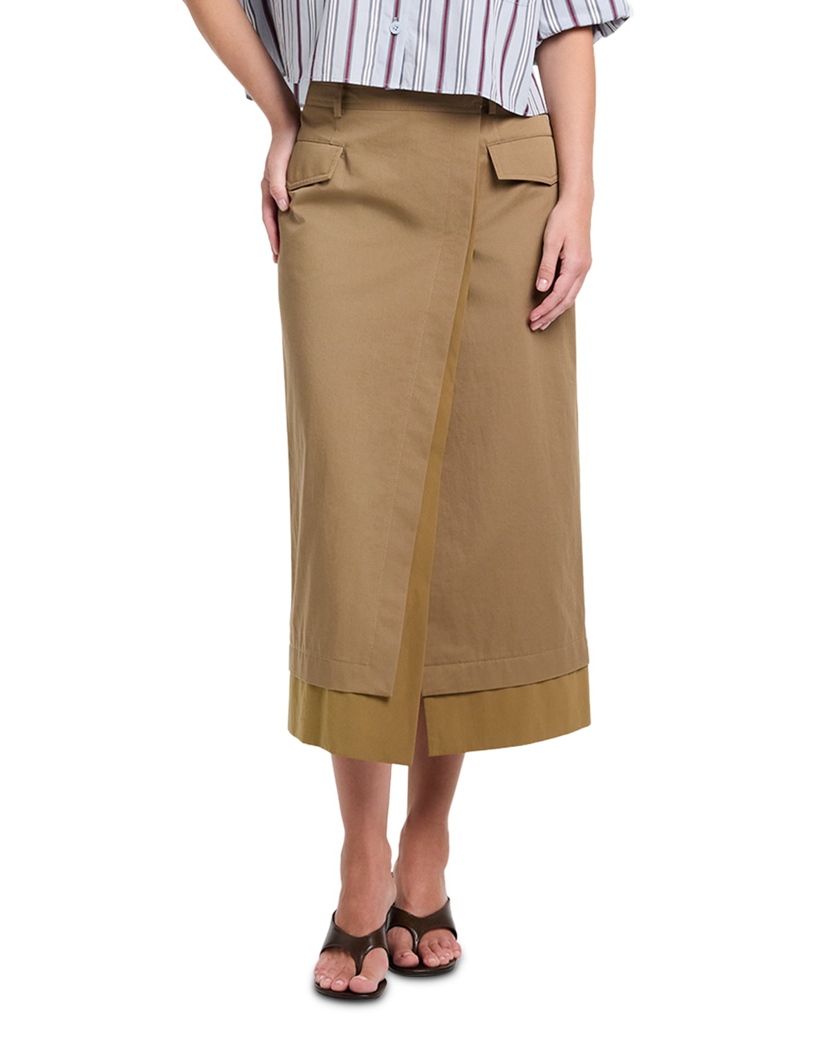 A Trip To The Met Cotton Midi Skirt