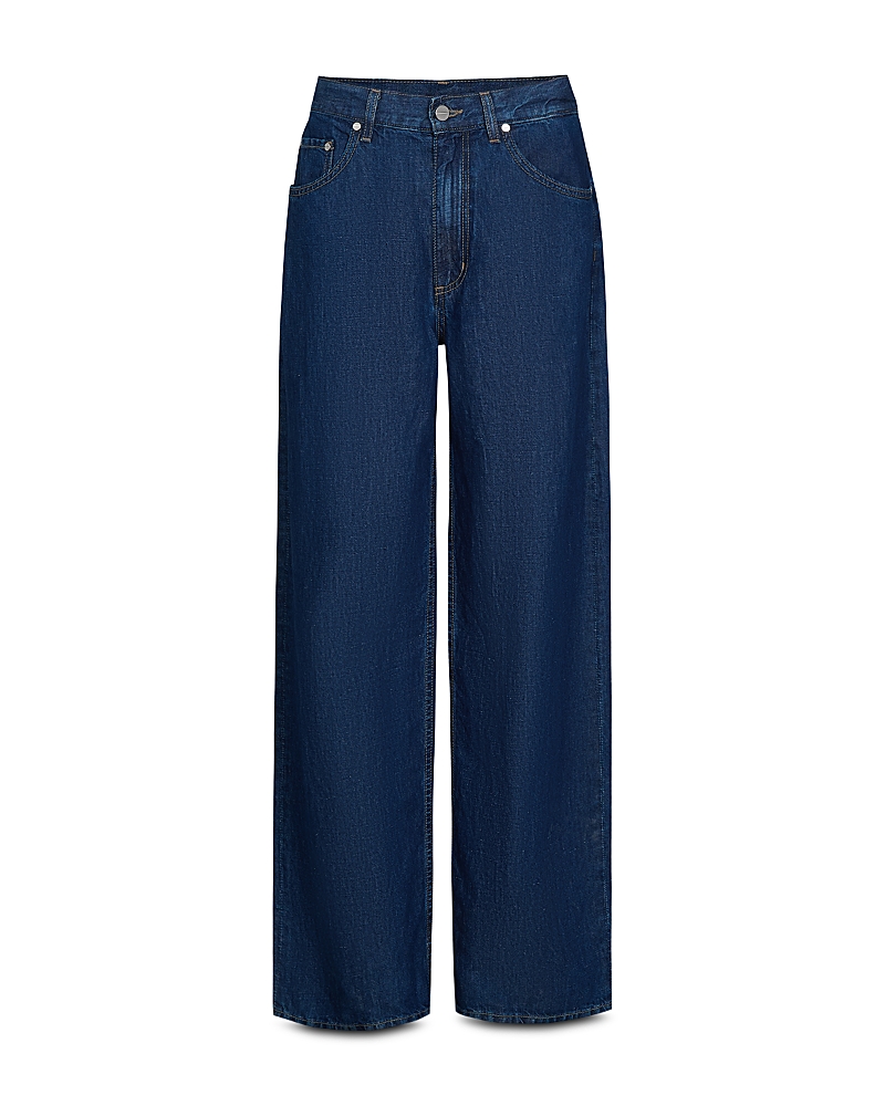 Twp Song Sung Blue Wide Leg Jeans in Dark Stone