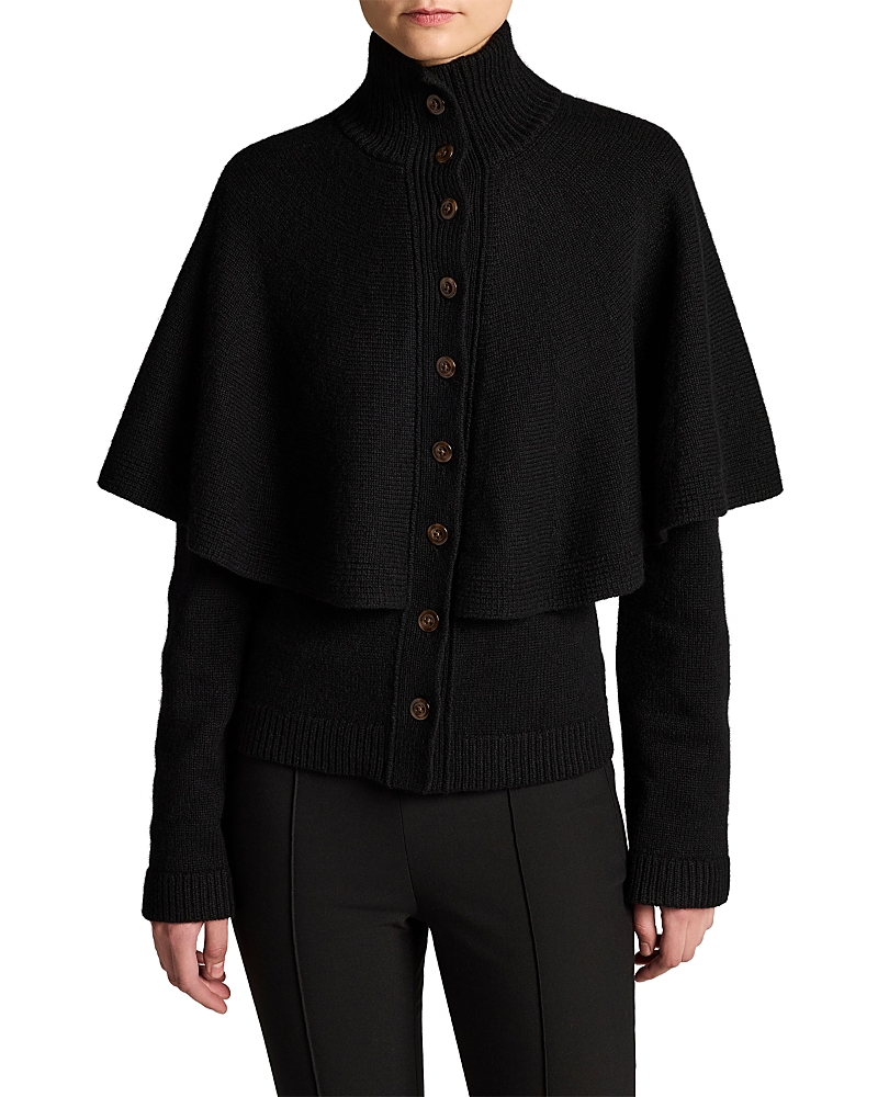 Vince Turtleneck Cape Cardigan