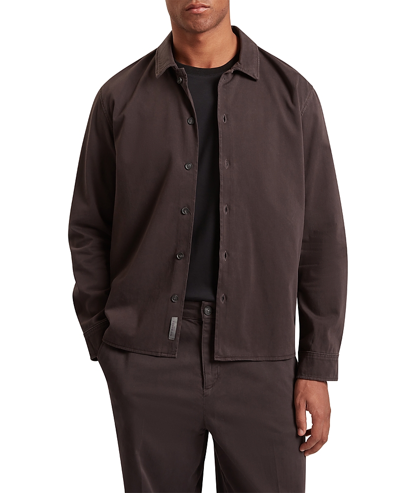 Ted Baker Mitakos Sateen Cotton Smart Overshirt