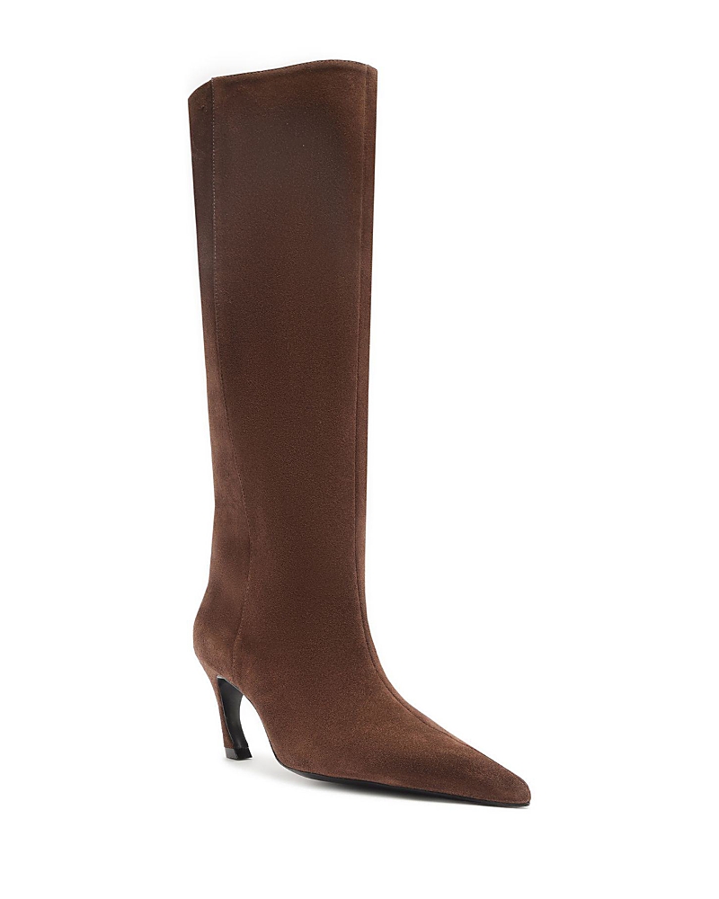 Schutz Women's Lexi Suede Pointed Toe Boots