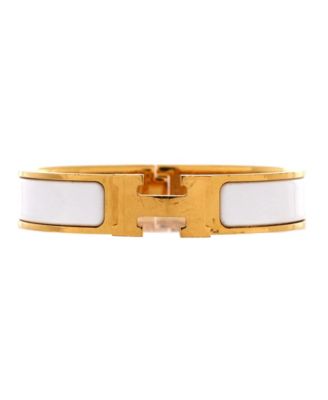 Narrow Clic H Bracelet Enamel