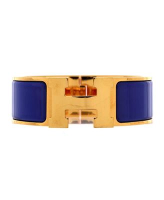 Wide Clic H Bracelet Enamel
