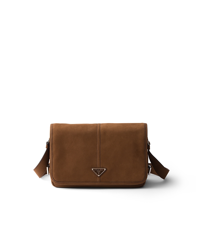 Prada Nubuck Leather Shoulder Bag