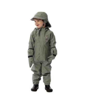 Unisex Elastic Cuff One Piece Hooded Rain - Baby