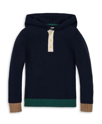 Boys' Organic Henley Sweater Hoodie - Little Kid
