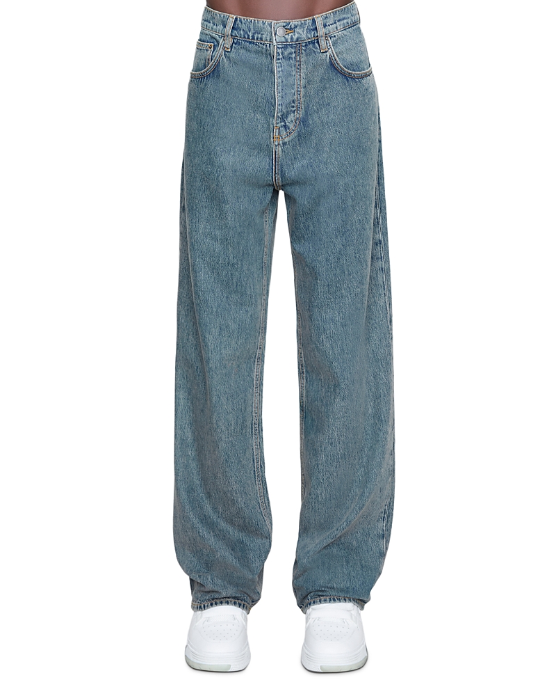 amiri Loose Fit Jeans in Shadow Indigo