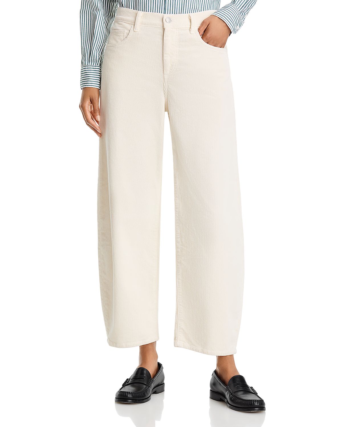 Frank & Eileen Cotton Blend Corduroy Barrel Jeans