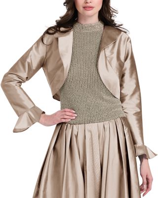 Taffeta Ruffle Bolero