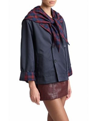 Reversible Scarf Barn Jacket - thumbnail 5