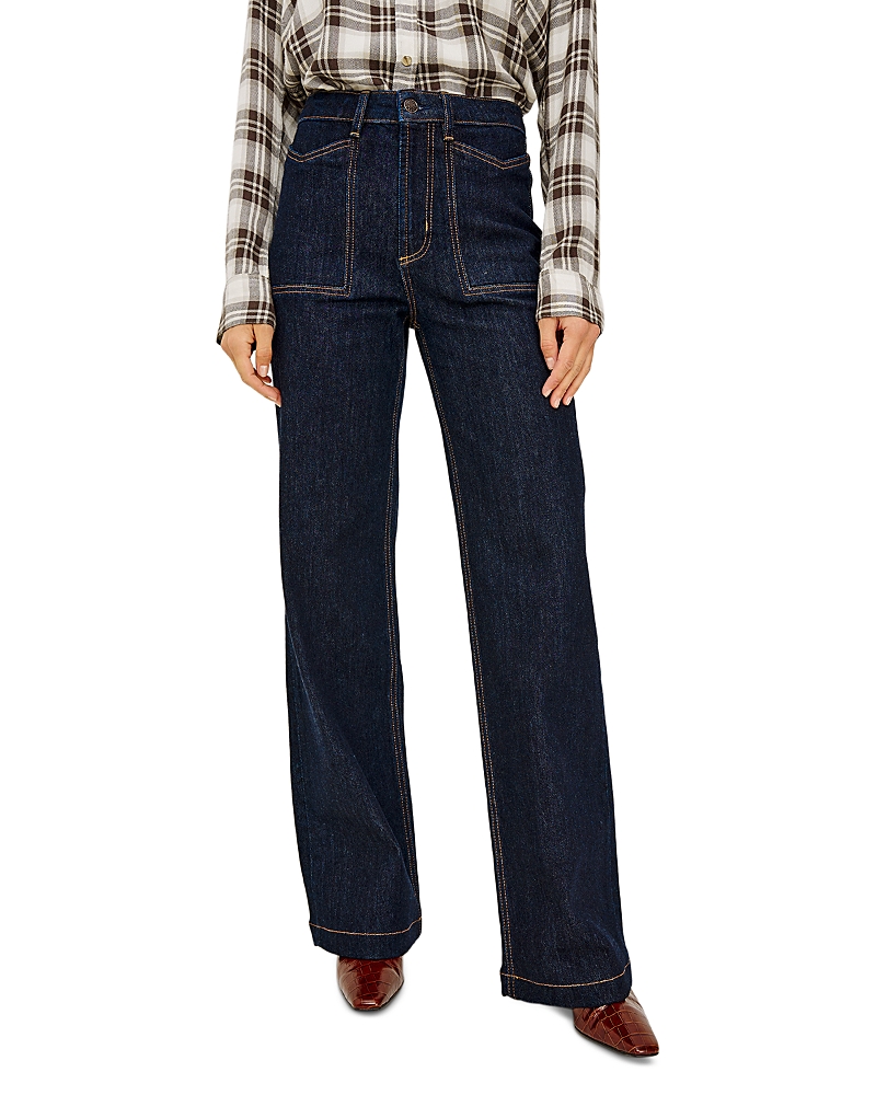 Rails Getty Petal Cotton Stretch High Rise Jeans in Midnight Blues