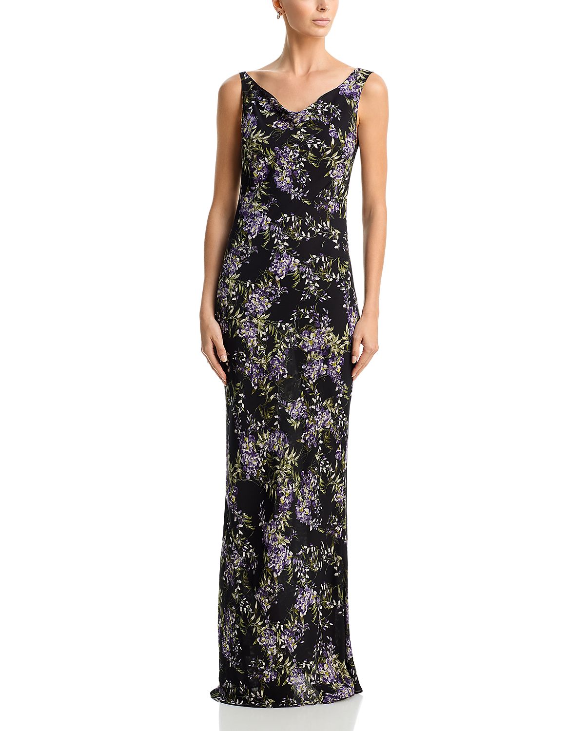 Norma Kamali Deep Drape Neck Gown