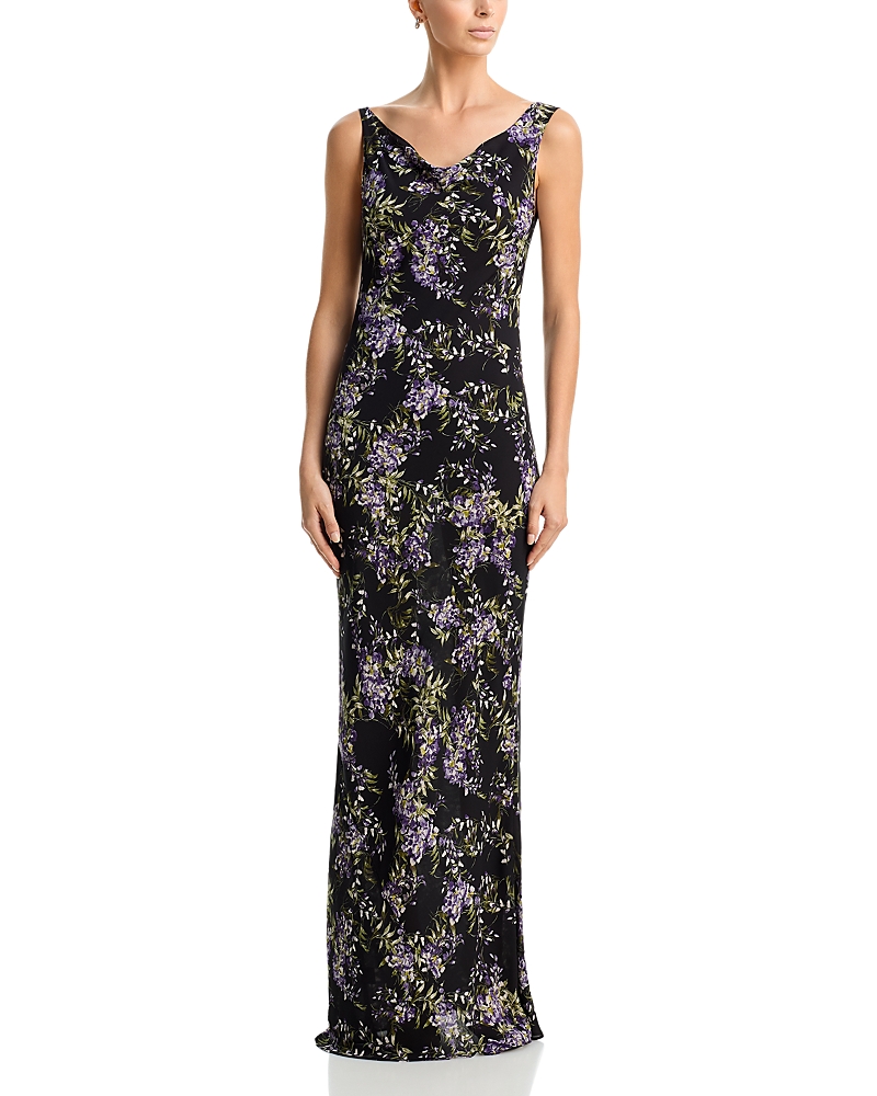 Norma Kamali Deep Drape Neck Gown