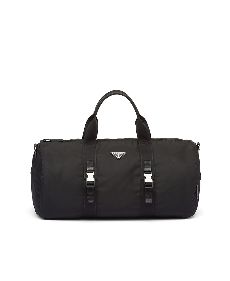 Prada Re-nylon and Saffiano Leather Duffle Bag
