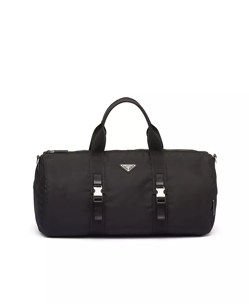 Prada Re-nylon and Saffiano Leather Duffle Bag