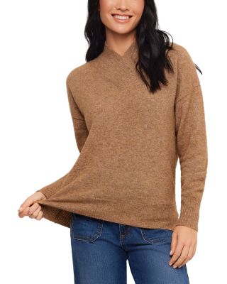 Shawl Collar Drop Sleeve Sweater
