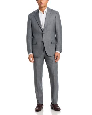 New York Fit Graph Check Wool Suit