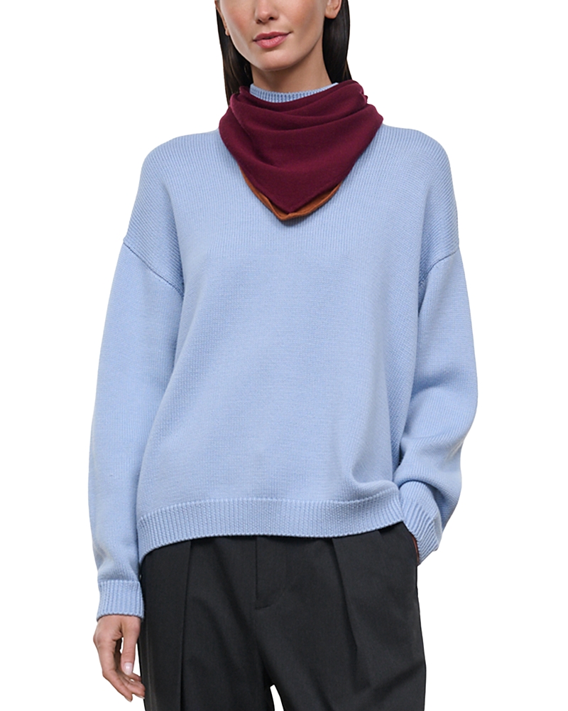 Staud Winston Wool Scarf Sweater
