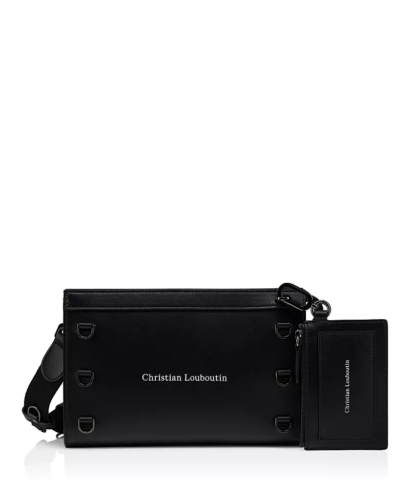 Christian Louboutin Men's Kosmica Crossbody Bags With Webbing Strap